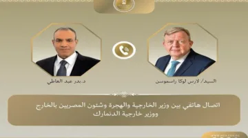 وزير الخارجية يناقش أهمية استمرار التعاون مع الدنمارك