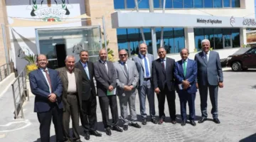 وزير الزراعة الأردني يناقش فرص التعاون مع مدير مركز الأبحاث الزراعية