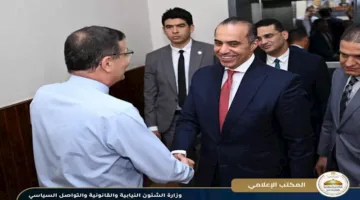 وزير الزراعة وزير الشؤون النيابية يناقشان آخر تطورات تعديل قانون التعاونيات