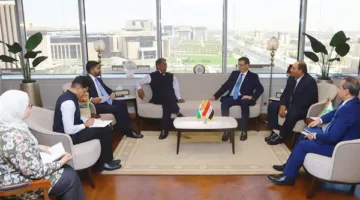 وزير الزراعة يناقش مع السفير الهندي تعزيز الشراكة في المجال الزراعي