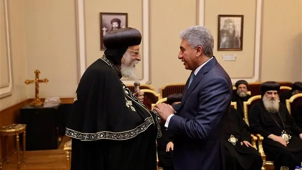 وزير السياحة يشارك في حفل افتتاح الملتقى الخامس لشباب الكنيسة القبطية الأرثوذكسية.