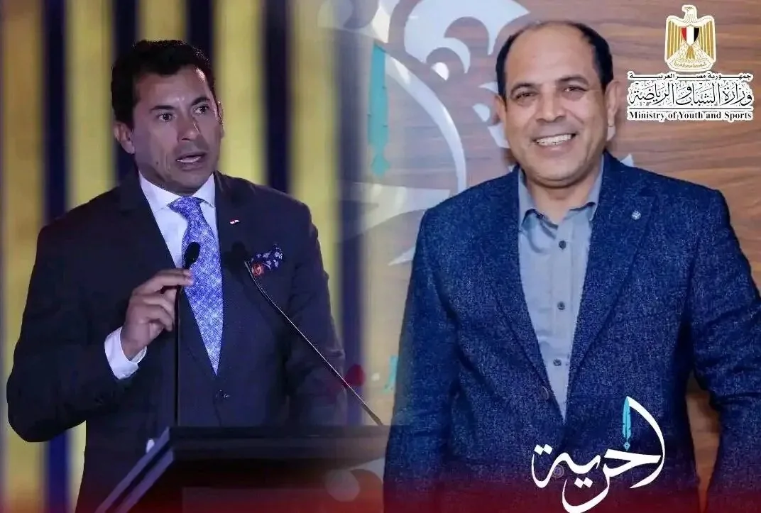 وزير الشباب والرياضة يقدم تهانيه للصحفي عصام الشريف بمناسبة حصوله على ترخيص موقع “الحرية”
