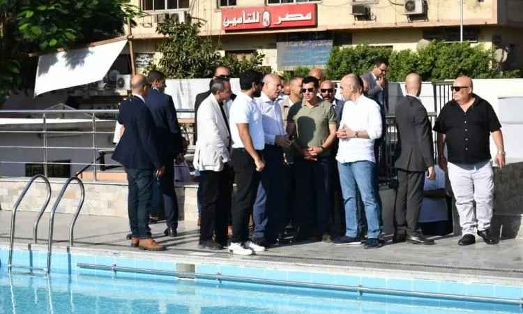 وزير الشباب ومحافظ القاهرة يزوران المنشأة الرياضية في شبرا