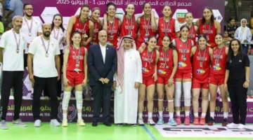 وزير الشباب يبارك لمنتخب مصر النسائي بعد فوزه ببطولة السلة العربية