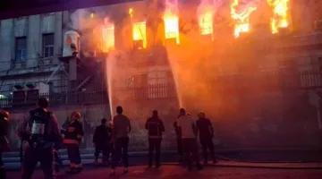 وزير الصحة: 27 شخصاً أصيبوا في حريق سنترال رمسيس ونتيجة الحادث استُخرجت 4 جثث.