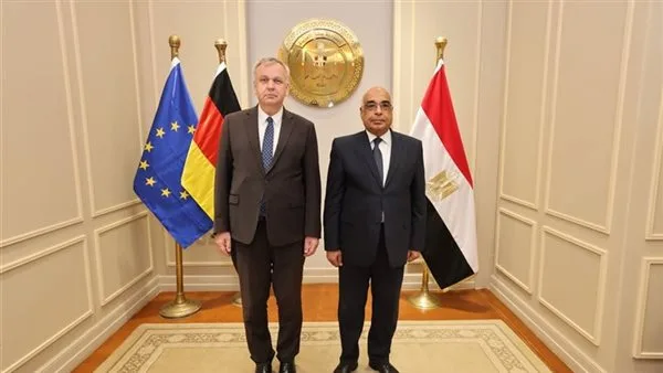 وزير العدل يلتقي سفير ألمانيا في القاهرة