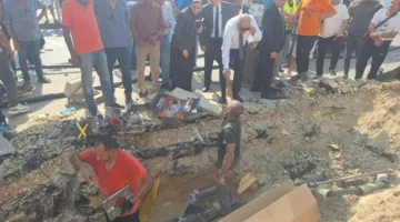 وزير الكهرباء يتفقد جهود إصلاح عطل الكابل الأرضي بالجيزة الذي أدى إلى انقطاع التيار الكهربائي