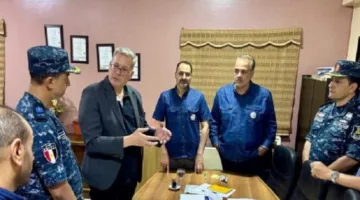 وزير النفط يراقب آخر مستجدات حادث الباخرة البحرية “أدمارين 12”