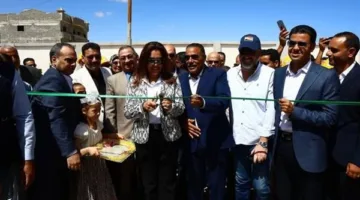 وزيرة التنمية المحلية ومحافظ مطروح يطلقان مجزر مدينة الحمام الجديد بتكلفة 35 مليون جنيه