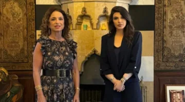 وزيرة السياحة لورا لحود في ‘منزل الشاعر’ برفقة ميشيل تويني