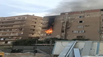 وفاة شخص نتيجة حريق في شقة سكنية بالخلفاوي