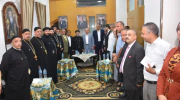 «وفد من الجبهة الوطنية في القليوبية يزور الكنائس.. وأمين الحزب في المحافظة: «نعمل على تعزيز الروابط المحبة بين المواطنين»»