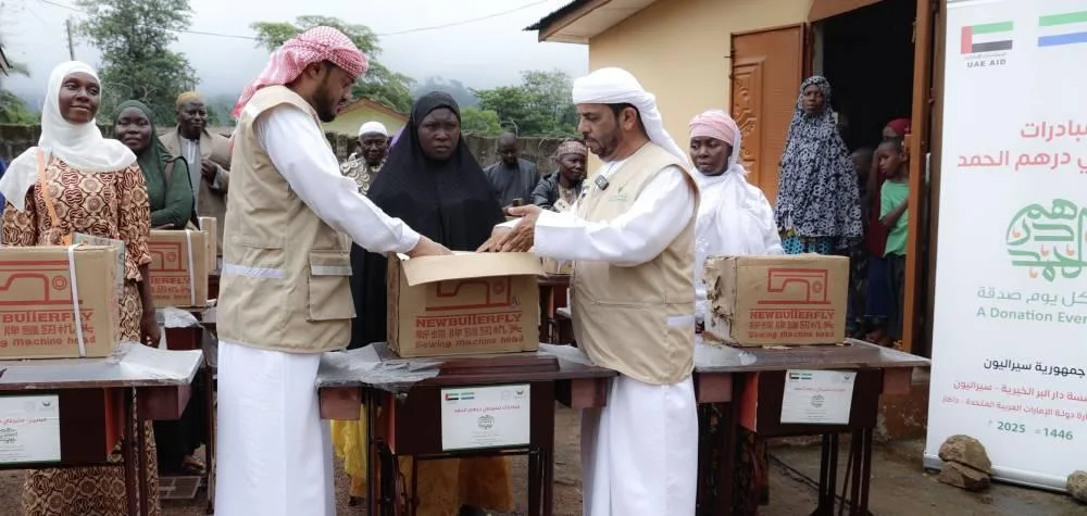 وفد من «جمعية الشارقة الخيرية» يزور مشاريع إنسانية في سيراليون وفد من «جمعية الشارقة الخيرية» يزور مشاريع إنسانية في سيراليون