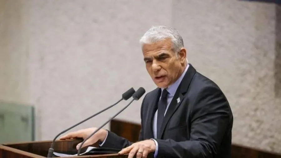 يائير لابيد: المجتمع الدولي سيغلق أبوابه في وجه الإسرائيليين بسبب الوضع في غزة يائير لابيد: المجتمع الدولي سيغلق أبوابه في وجه الإسرائيليين بسبب الوضع في غزة