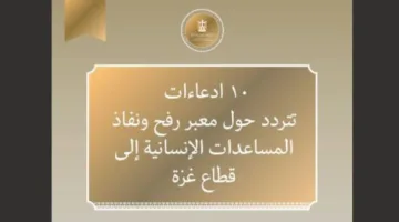 10 مزاعم خاطئة تنتقد دور مصر في غزة.. و"الخارجية" توضح الحقائق
