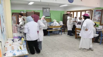 1260 شخصًا استفادوا من القافلة الطبية العشرون لصيدلة عين شمس في حي حدائق القبة