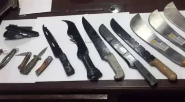 150 قطعة.. القبض على شخص عاطل يُدير ورشة لتصنيع الأسلحة في الحوامدية