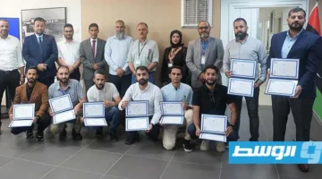 اختتام دورة تدريبية في بنغازي وطرابلس لـ 18 شابًا من العاملين في قطاع النفط