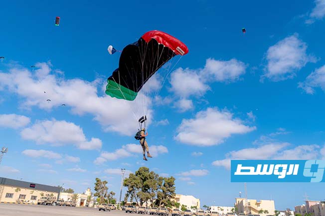 تدريب «الكتيبة 124» المحمولة جوا التابعة لـ«الّلواء 444 قتال»، 31 يوليو 2025. (صفحة اللواء على فيسبوك)