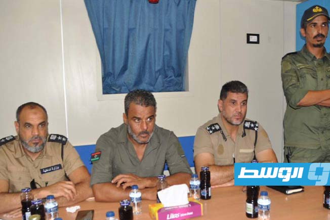 لقاء مسؤولي الإدارة العامة لأمن السواحل مع وفد الشرطة المالية الإيطالية، 31 يوليو 2025. (وزارة الداخلية)