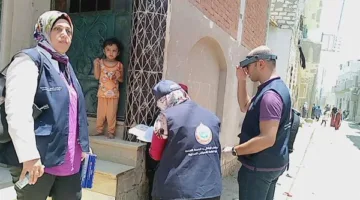 فحص 18,000 شخص في الدراسة الميدانية لمرض التراكوما في الفيوم وبني سويف