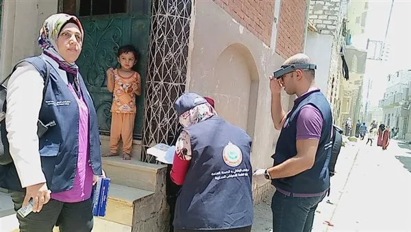 فحص 18,000 شخص في الدراسة الميدانية لمرض التراكوما في الفيوم وبني سويف