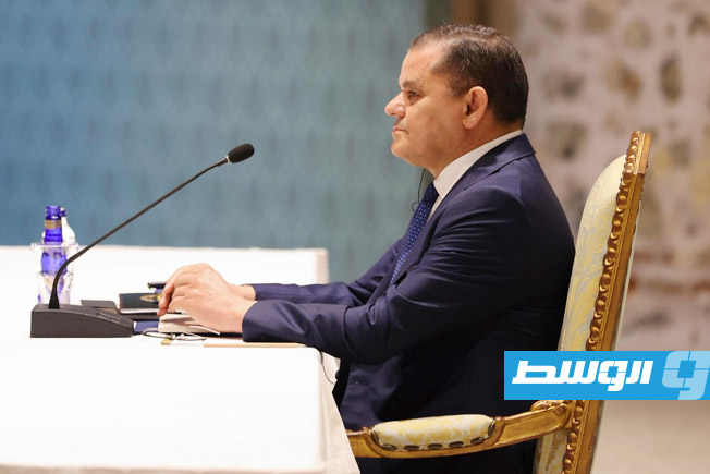 من مشاركة الدبيبة في قمة إسطنبول مع إردوغان وميلوني، 1 أغسطس 2025. (حكومة الدبيبة)