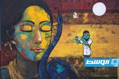 الفنان التشكيلي الهندي (سوريش جوسافي)