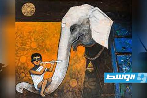 الفنان التشكيلي الهندي (سوريش جوسافي)