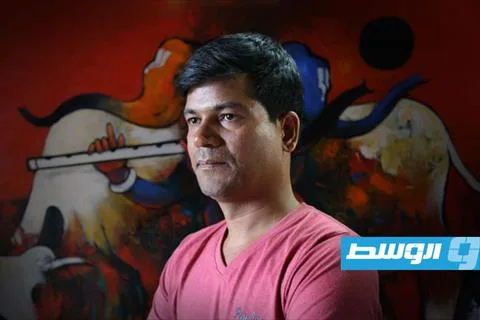 الفنان الهندي في مجال الفنون التشكيلية (سوريش جوسافي)