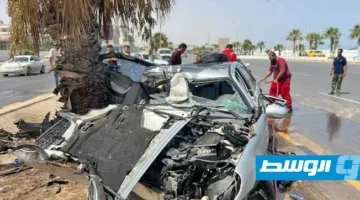 إصابات خطيرة نتيجة حادث مروري على طريق الشط