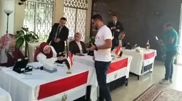 سفير مصر في الدنمارك: الناخبون يشاركون بأصواتهم في أجواء مريحة.. والنظام الإلكتروني سهل العمليات.