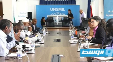 خوري تلتقي وفدًا من «مرزق» لمناقشة عودة النازحين إلى المدينة