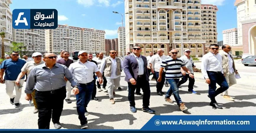 وزير الإسكان يزور مشروع “أبراج صواري” في الإسكندرية | صور