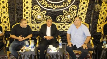 نجوم كرة القدم المصرية يقدمون تعازيهم لمعتمد جمال في وفاة والده .. صور