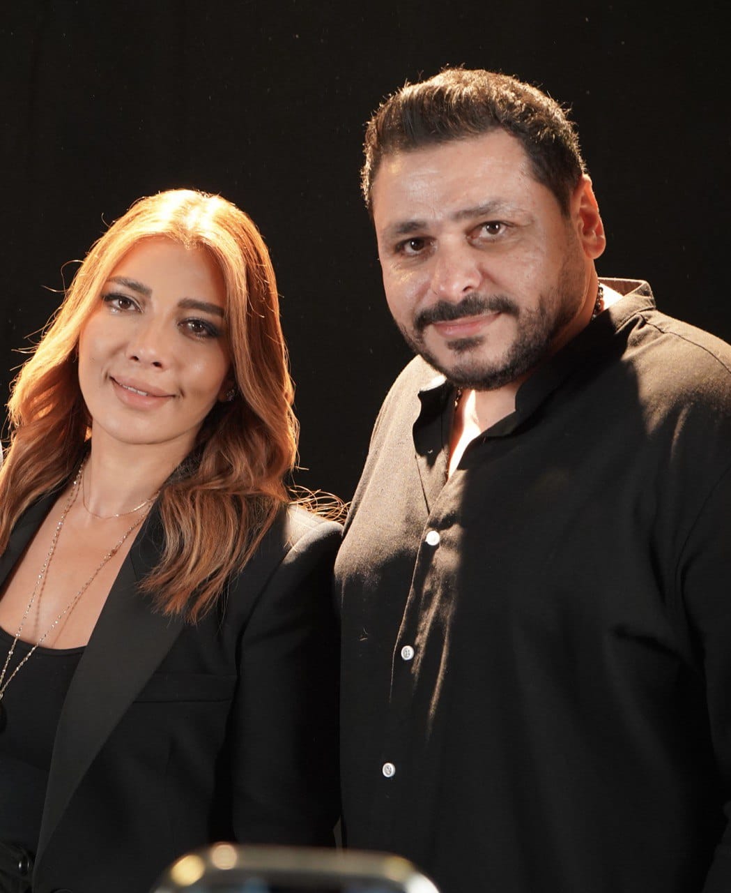 الفنانة أصالة والمخرج صفوان نعمو (الصورة: صفوان نعمو)