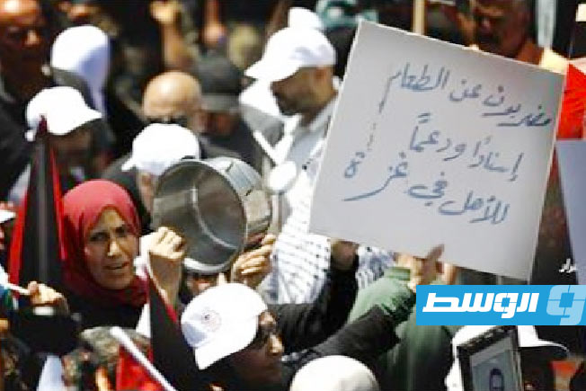 وقفات حاشدة بالضفة الغربية في «اليوم الوطني والعالمي لنصرة غزة». 3 أغسطس 2025. (وفا)