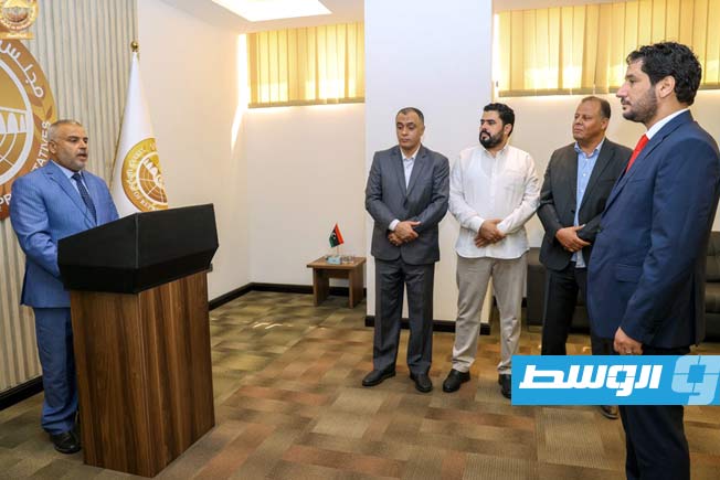 مراسم أداء اليمين القانونية لأربعة مستشارين بالمحكمة الدستورية العليا، الأحد 3 أغسطس 2025. (مجلس النواب)