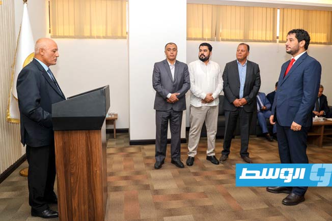 مراسم أداء اليمين القانونية لأربعة مستشارين بالمحكمة الدستورية العليا، الأحد 3 أغسطس 2025. (مجلس النواب)