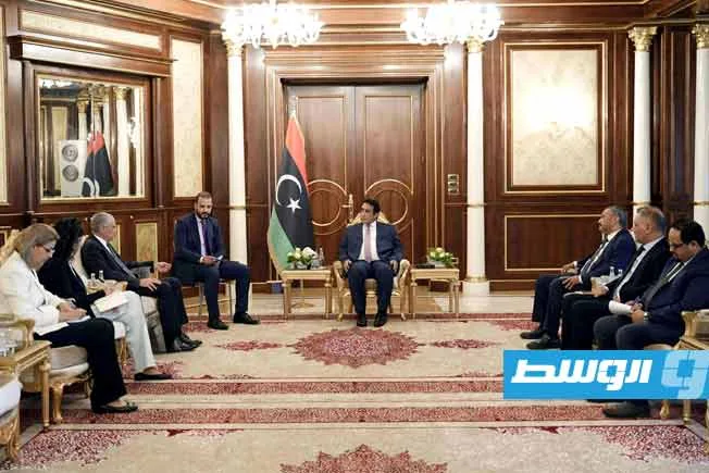 السفير الألماني يطلع المنفي على نتائج اجتماع رؤساء لجان العمل المرتبطة بعملية برلين. السفير الألماني يطلع المنفي على نتائج اجتماع رؤساء لجان العمل المرتبطة بعملية برلين.
