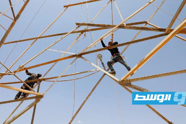 تنفيذ الأسس الخرسانية لمشروع نقل الطاقة غرب طرابلس – التبة تنفيذ الأسس الخرسانية لمشروع نقل الطاقة غرب طرابلس – التبة