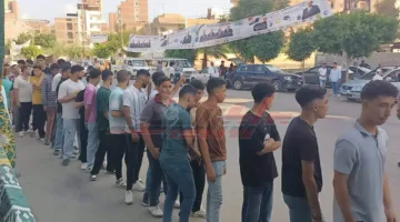 آلاف من الشباب يشاركون في الاحتفال بالانتخابات في كفر الشيخ