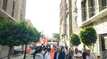 إقبال المواطنين على مراكز الاقتراع في السيدة زينب خلال اليوم الثاني من انتخابات مجلس الشيوخ