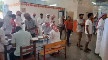 ازدحام كبير في لجان انتخابات الشيوخ بجنوب سيناء