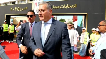 وزراء ومسؤولون يشاركون في التصويت خلال اليوم الثاني من انتخابات الشيوخ (صور)