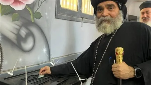 الأنبا بضابا يشارك في التصويت لانتخابات مجلس الشيوخ في نجع حمادي بمحافظة قنا الأنبا بضابا يشارك في التصويت لانتخابات مجلس الشيوخ في نجع حمادي بمحافظة قنا