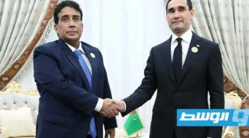 المنفي يناقش مع رئيس تركمانستان تعزيز العلاقات إلى “مستوى الشراكة الاستراتيجية”