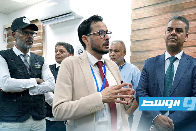 جانب من عملية إطلاق منظومة التتبع الآلي لشاحنات الوقود، الثلاثاء 5 أغسطس 2025 (شركة البريقة لتسويق النفط)