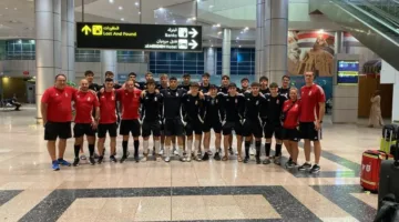 منتخب المجر arrives in Cairo to participate in the World Handball Championship.