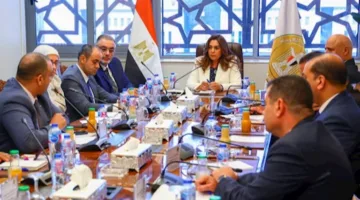 وزيرة التنمية المحلية تستقبل فريقًا من شركة إزري العالمية